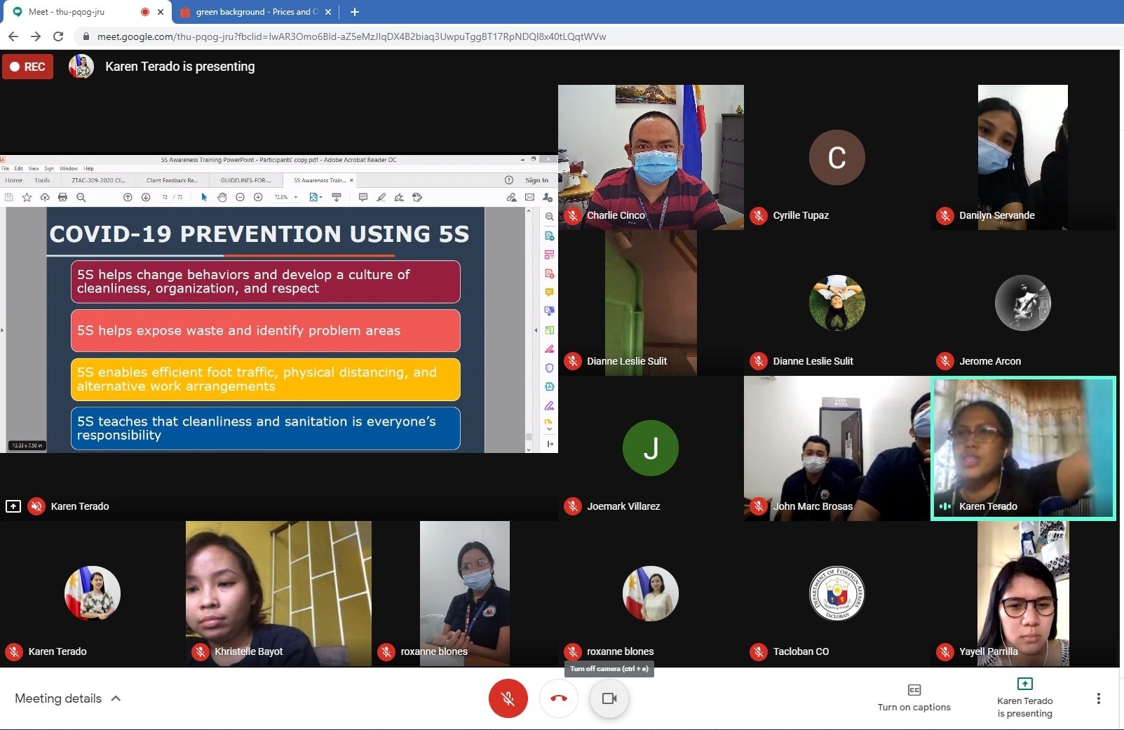 CO Tacloban 5S Re echo Awareness Training 01
