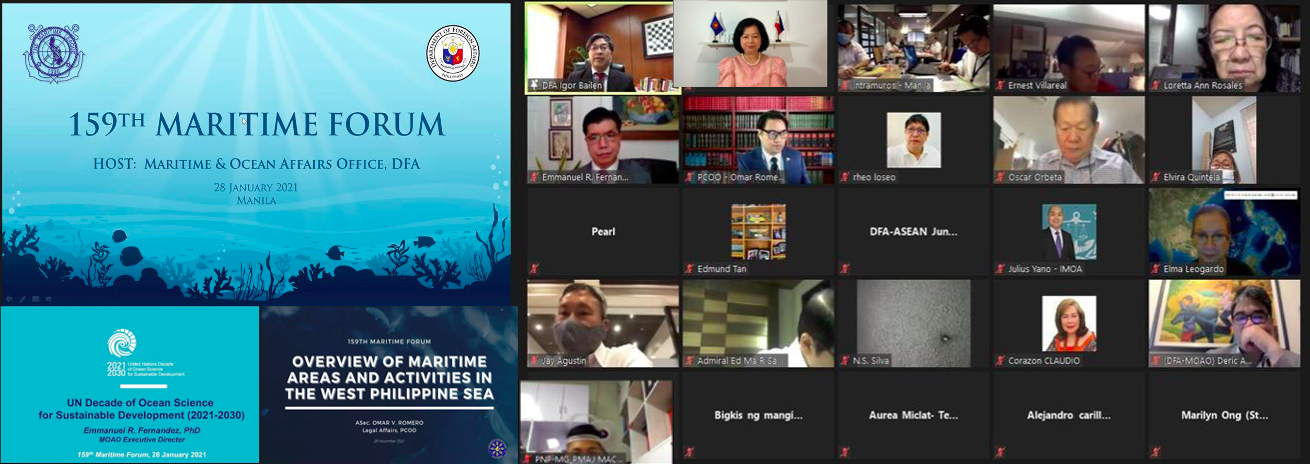 DFA Hosts the 159th Maritime Forum 1