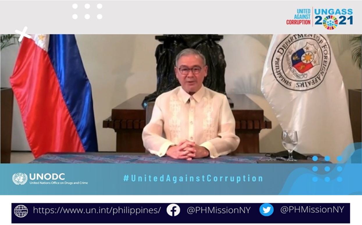 SFA delivers statement during UNGA Special Session on Corruption