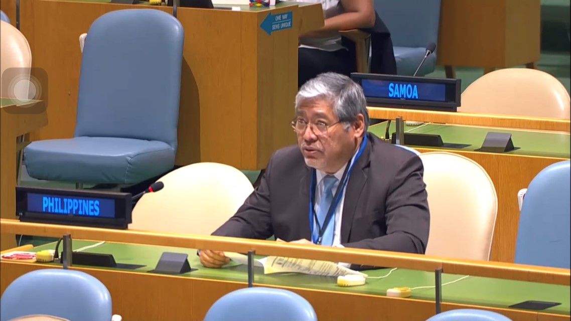 Ambassador Manalo lauds health and care workers during launch of Joint Statement