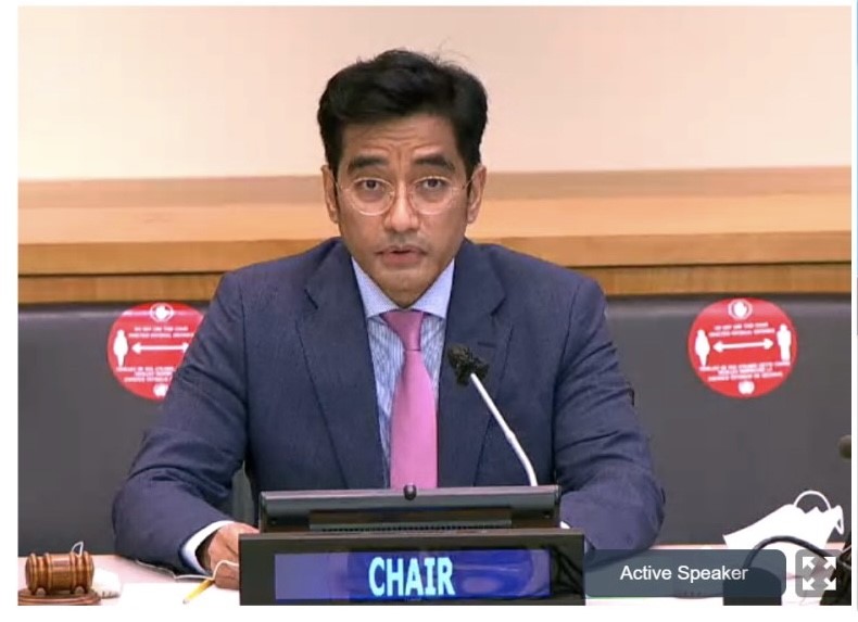 DPR Penarangda PH Serves as Vice Chair of UN Mtg on Small Arms and Light Weapons