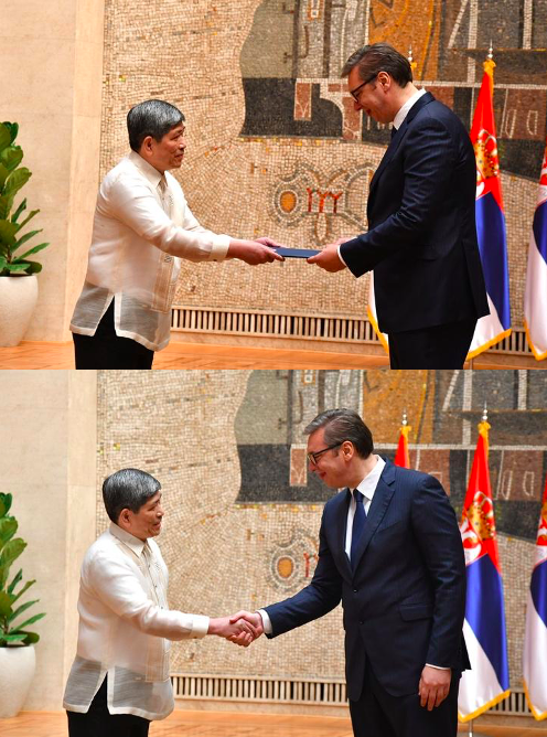 Presents Credentials to Serbian President Aleksandar Vučić 1