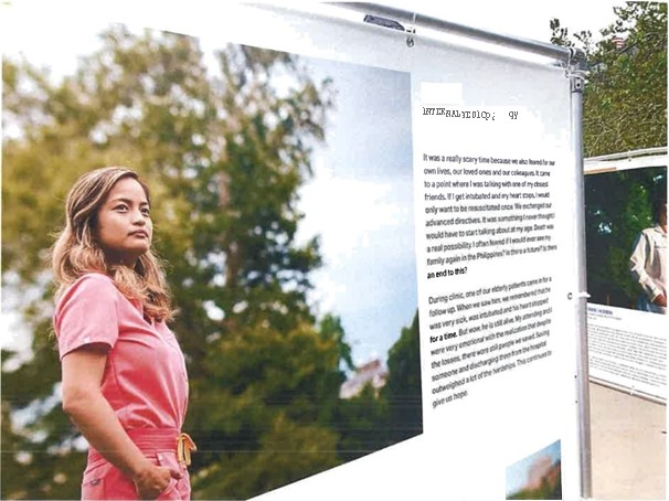 NYPCG Photo exhibit for filipino healthworkers 3 pink girl