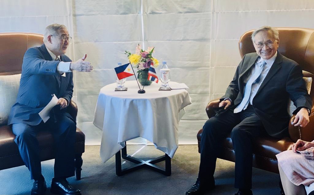SFA Locsin and Deputy Prime Minister and Minister of Foreign Affairs of the Kingdom of Thailand Don Pramudwinai
