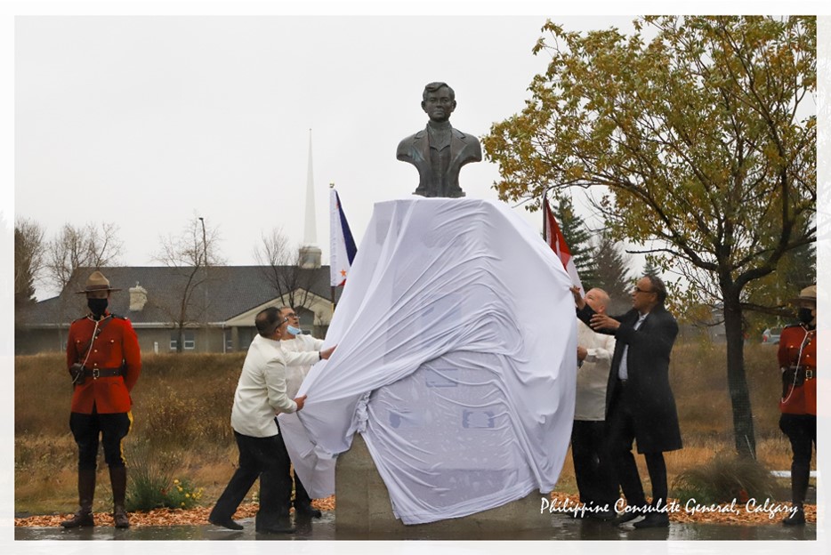 unveiling of Rizal Monument Calgary 2