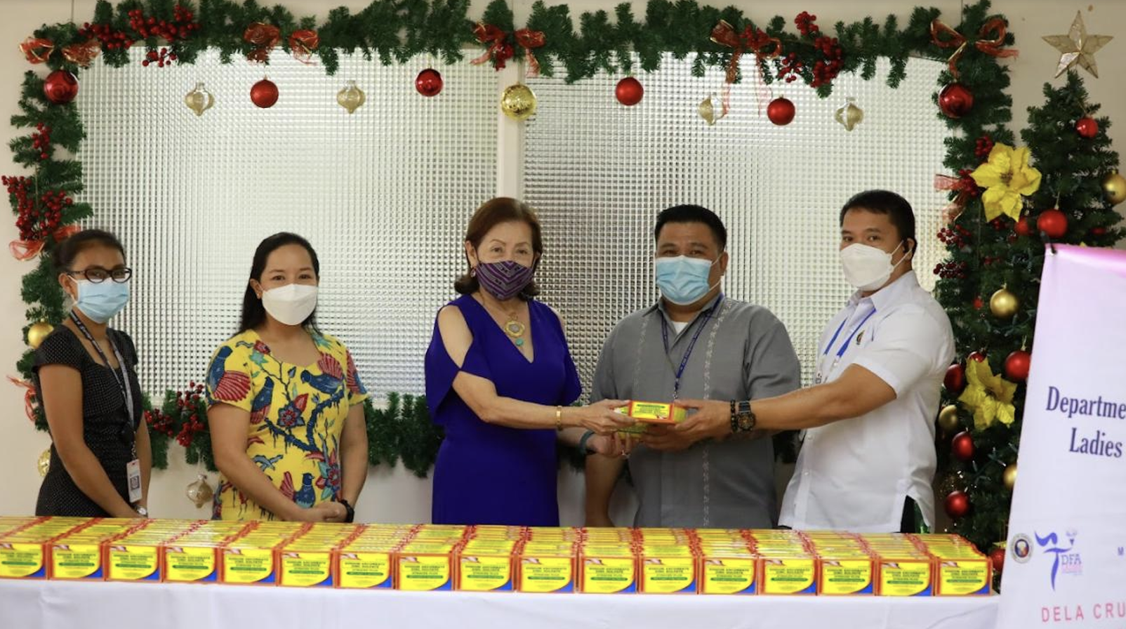 DFALF Provides Vitamins to Contract based Personnel 1