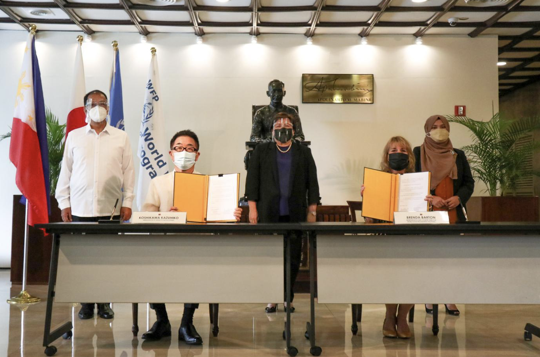 Ceremonial Exchange of Notes for the Japan funded Project 1