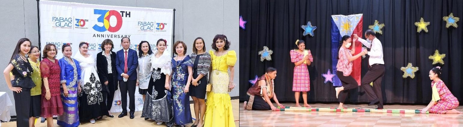 Consul General Badajos with the officers of the Filipino American Business Association of Glendales FABAG