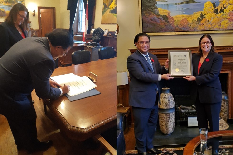 CG Castro calls on Premier STefanson of Manitoba grpd 1