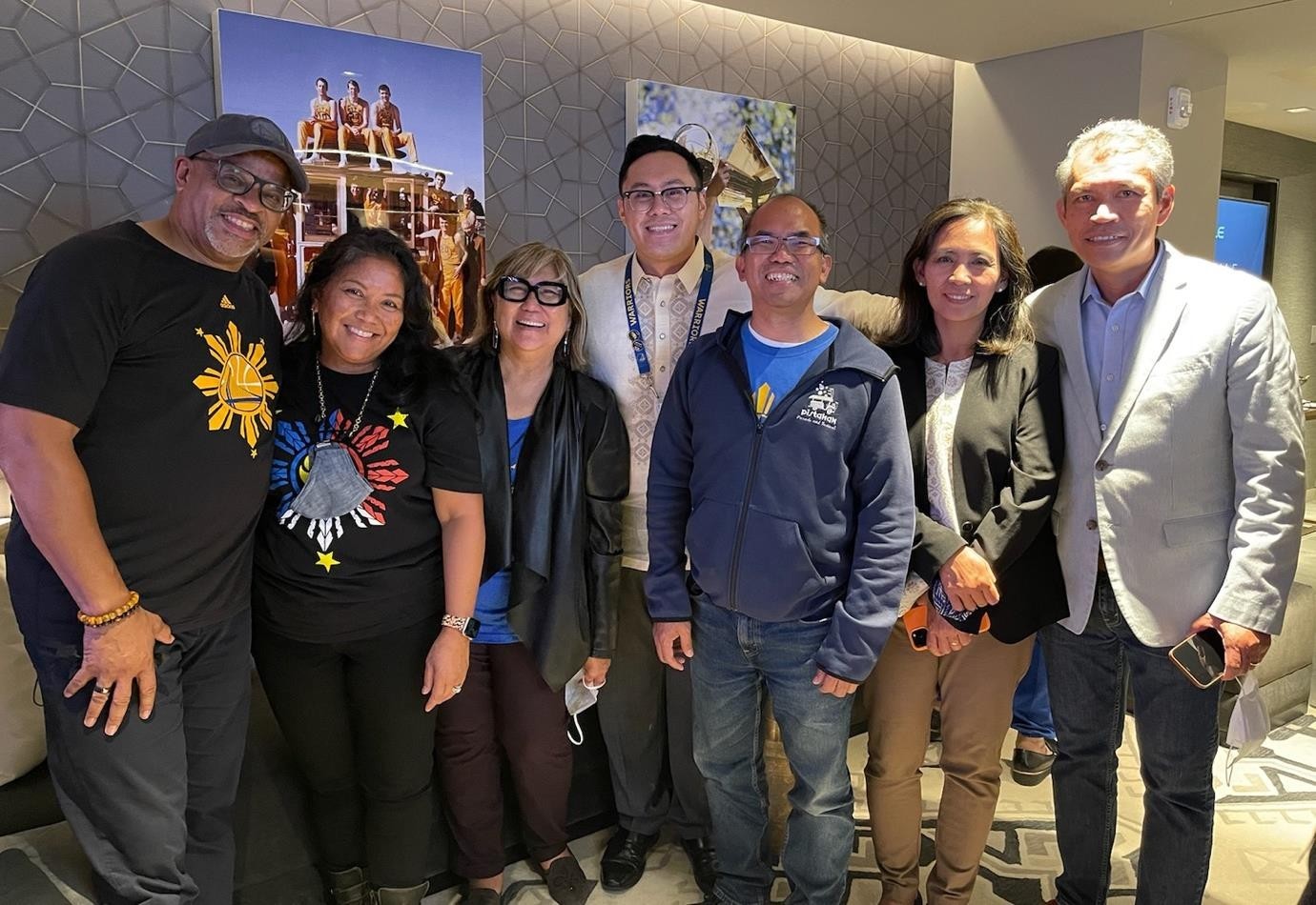 CG Ferrer with organizers of Fil Heritage Night