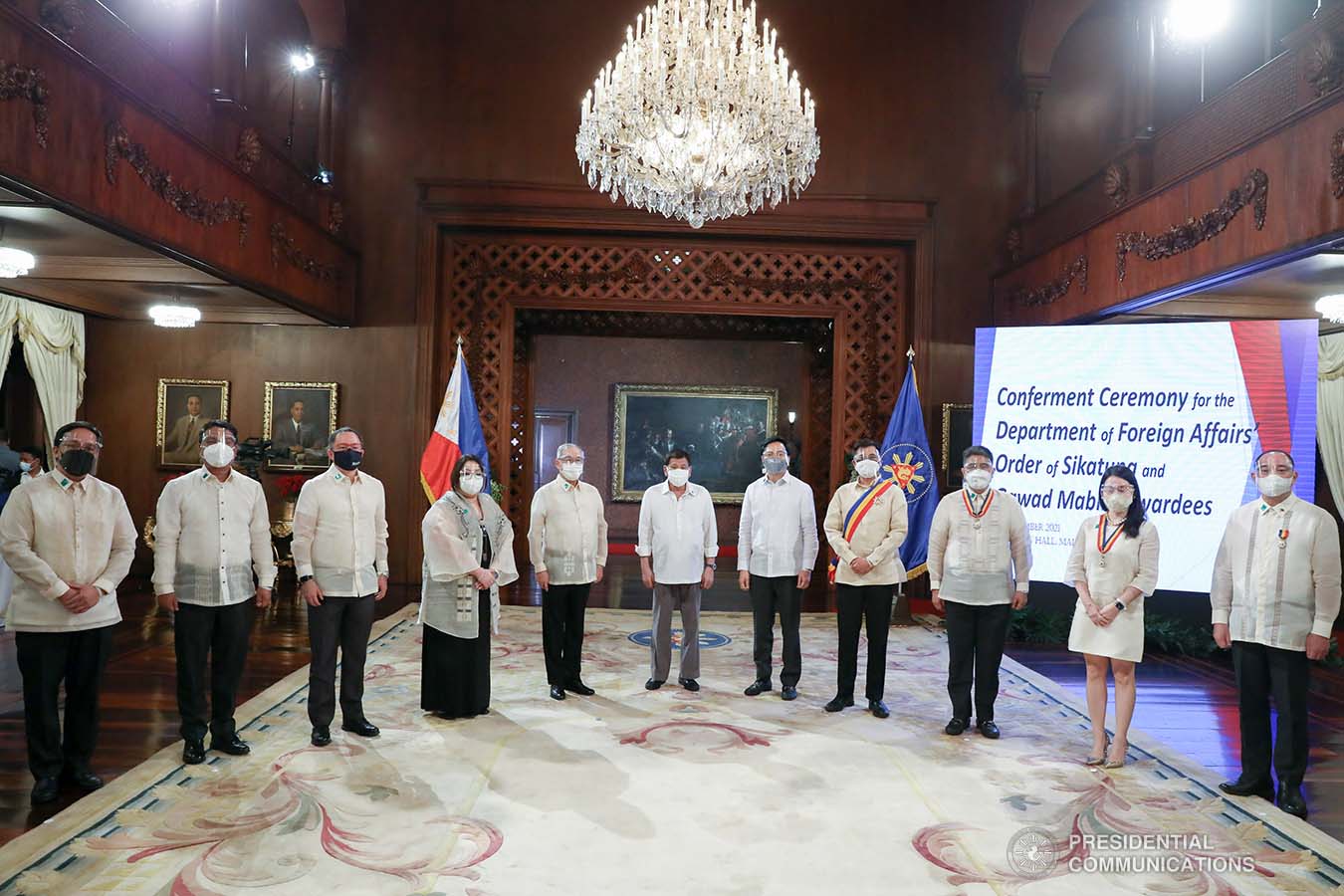 Presidential Honors Conferred Upon DFA Personnel