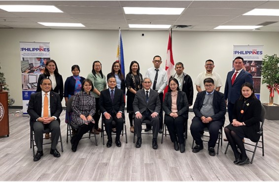 calgary office blessing official photo with amb