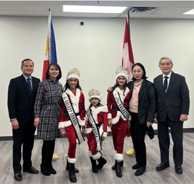 calgary office blessing santa