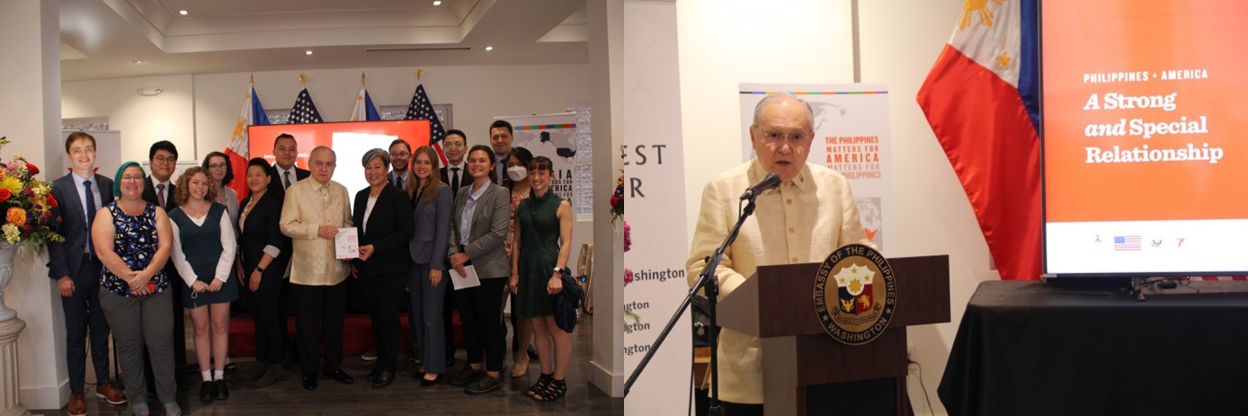 Amb Romualdez launch of The PH matters for America GROUPED