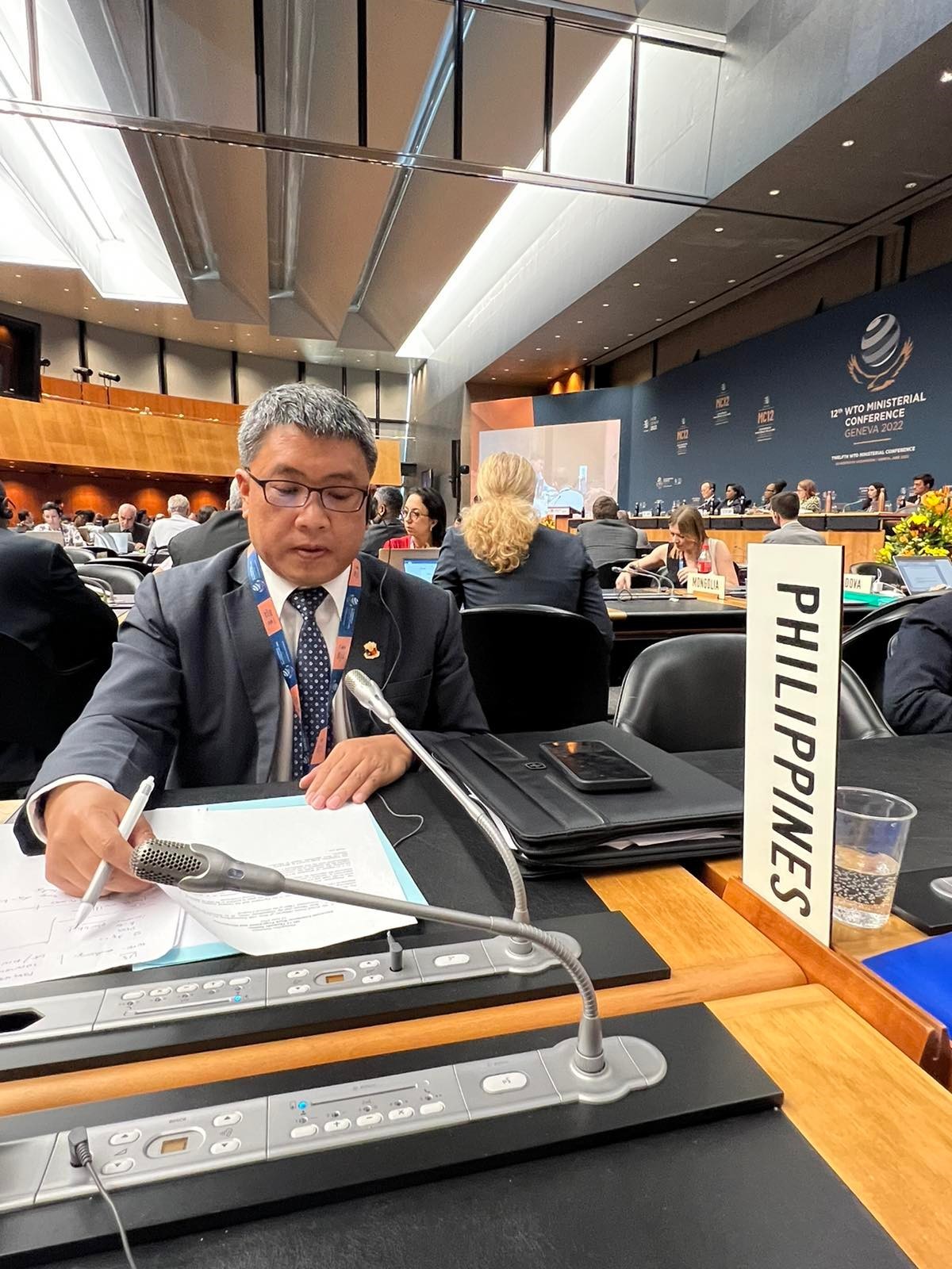 Trade Assistant Secretary Allan Gepty GENEVA WTO