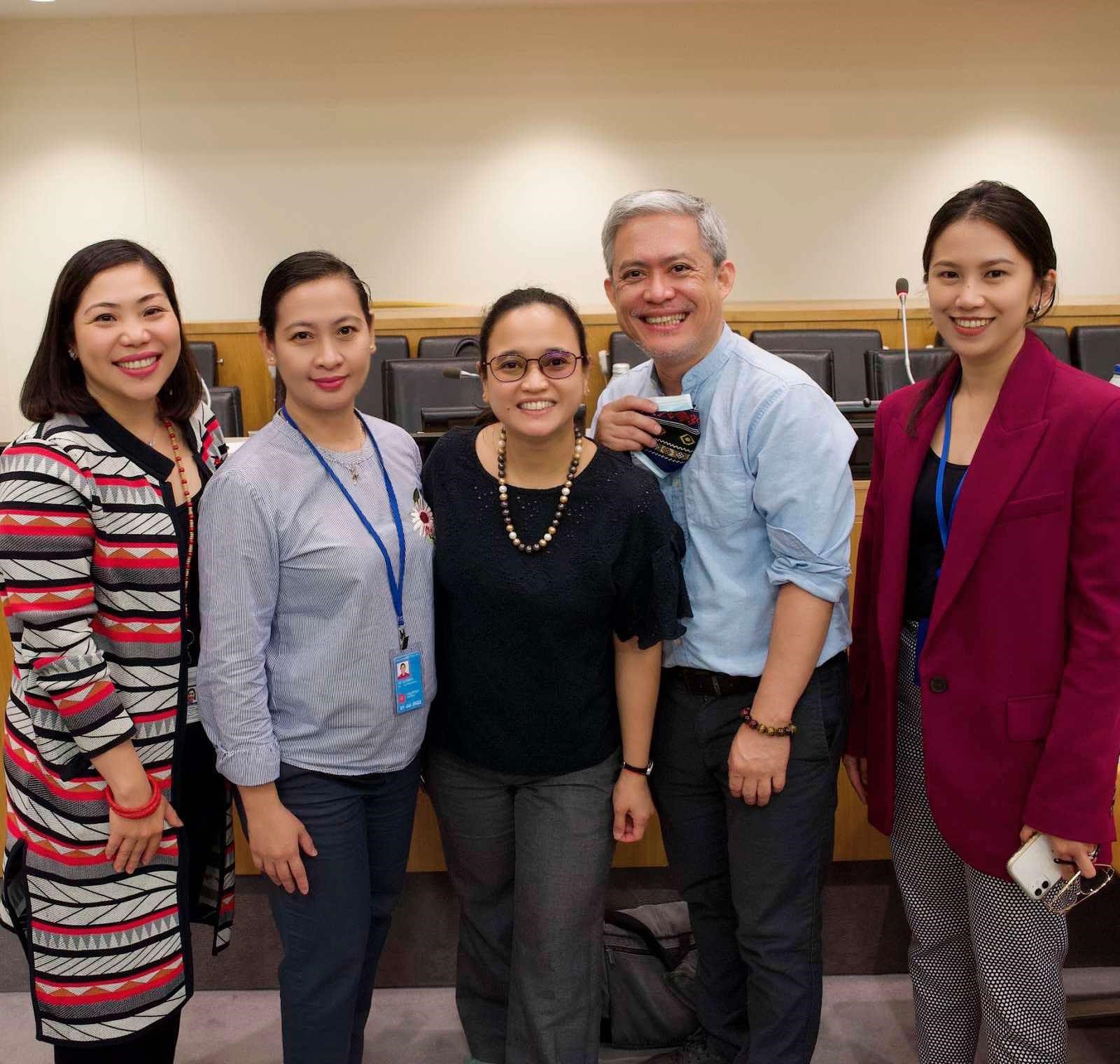 The Philippine Delegation and Members of Nonviolence International Southeast Asia NISEA