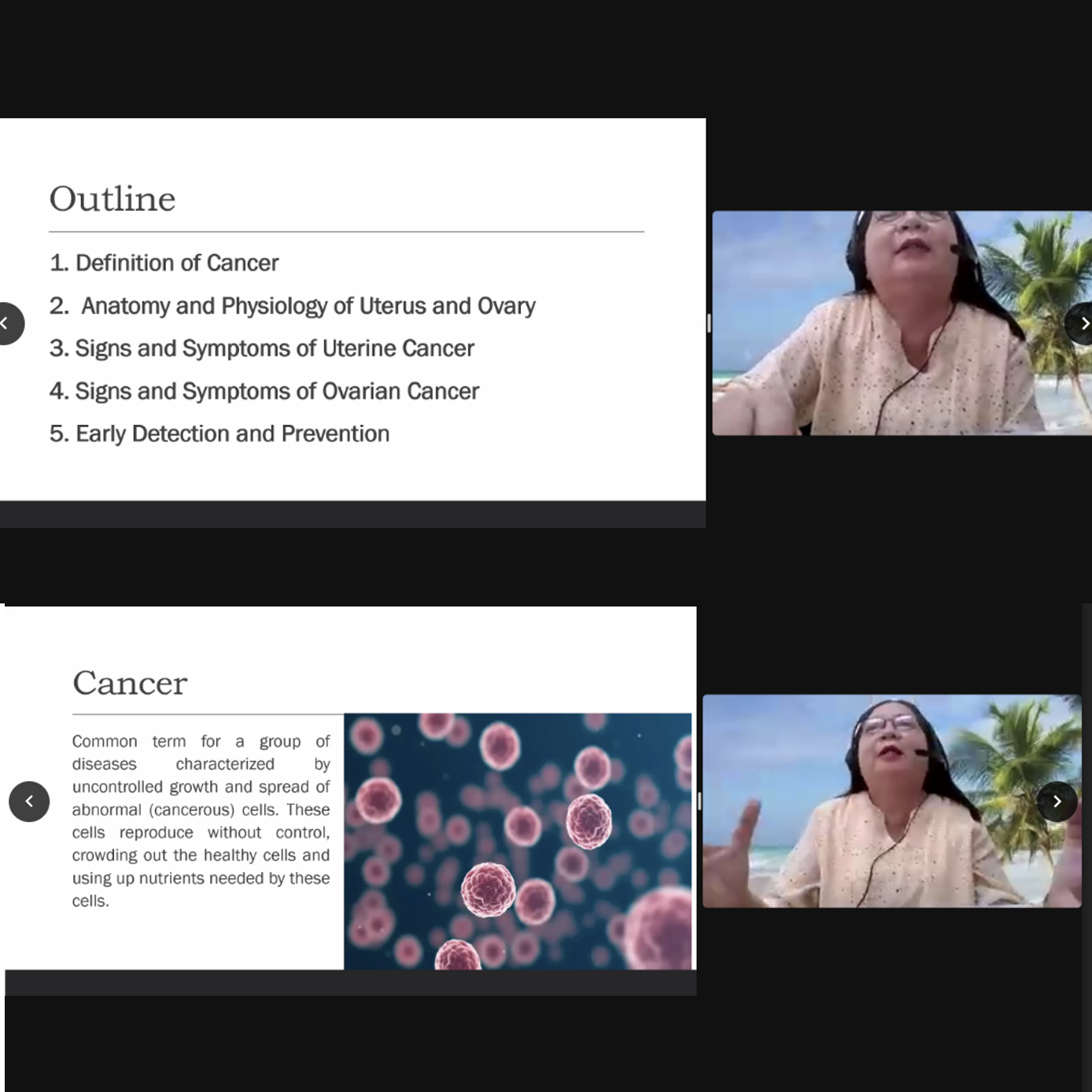 Webinar on Ovarian and Uterine Cancer 2