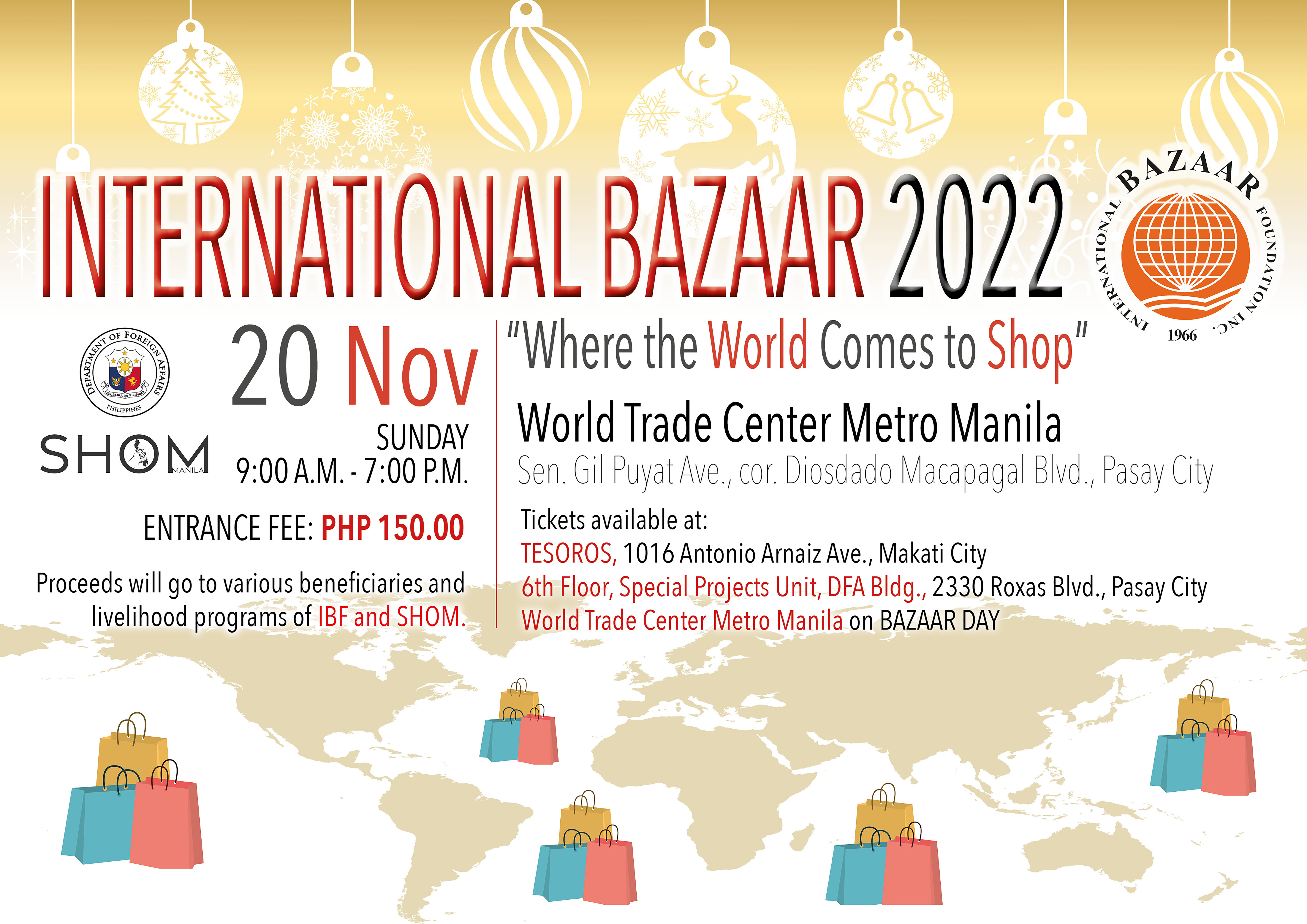 2022 IBF BAZAAR POSTER