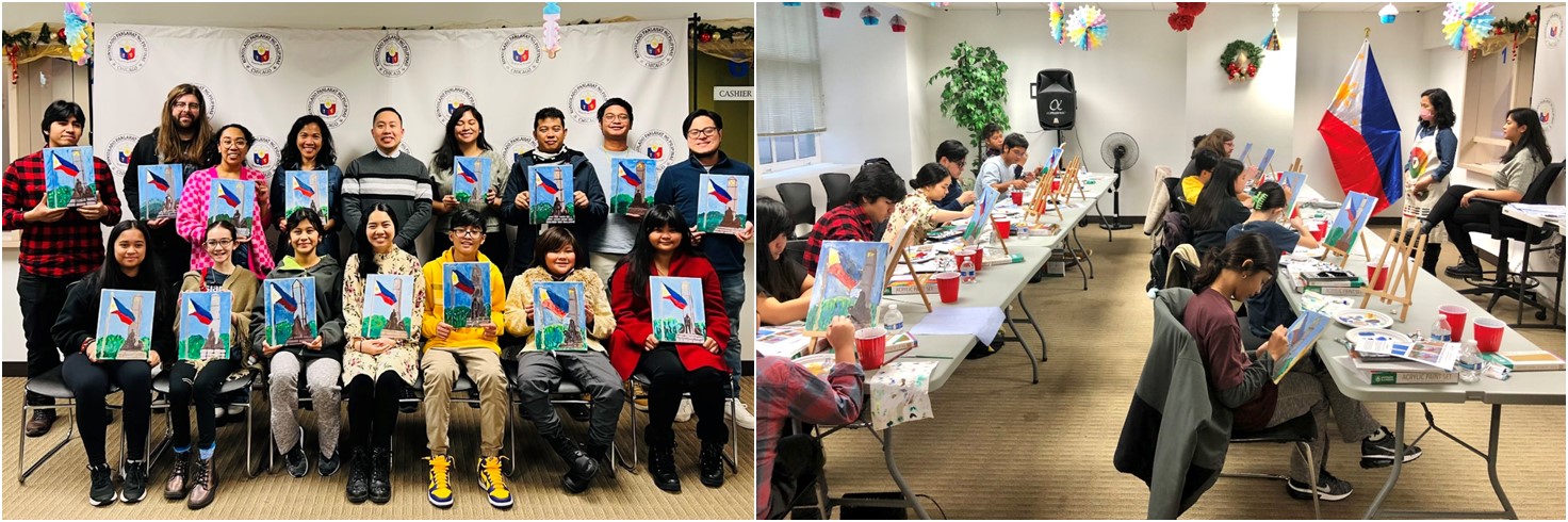 Chicago Rizal day painting class