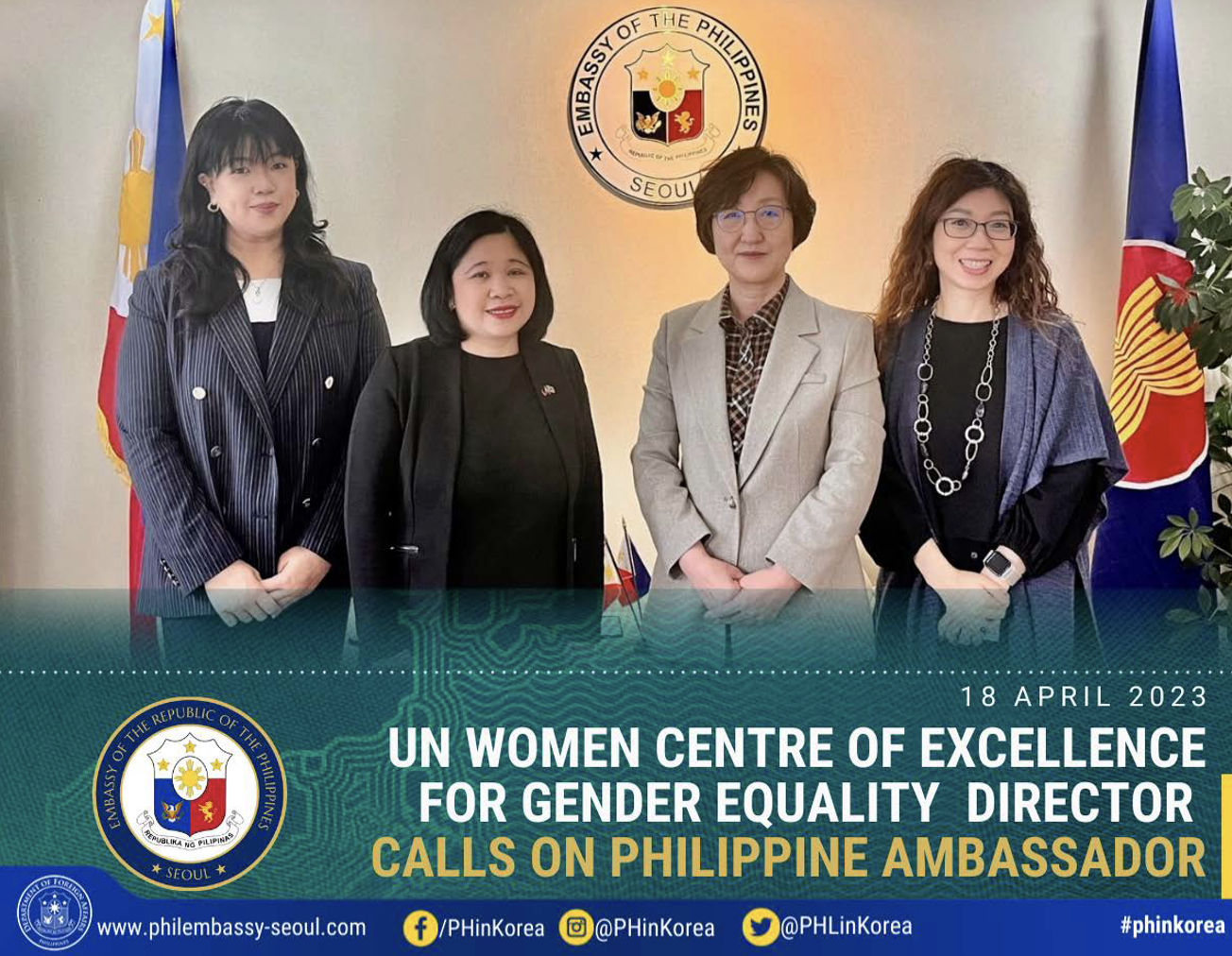UN Centre of Excellence for Gender Equality Director Call on PH Ambassador 1