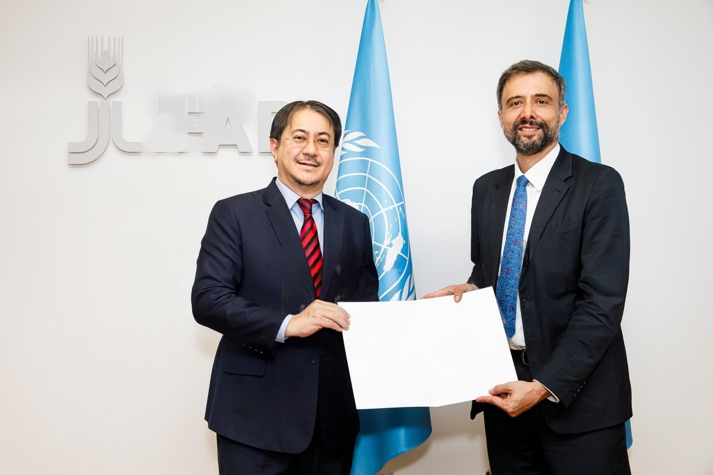 Handing Over of Letter of Appointment 2 Photo from IFAD website Flavio Ianniello transformed