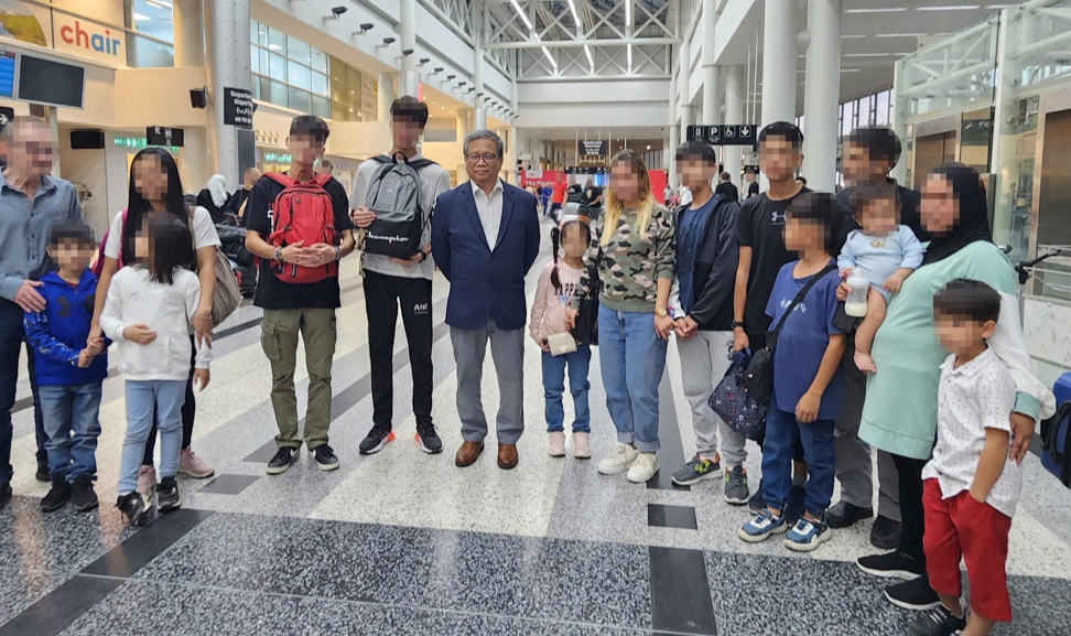 01 11.16.23.Beirut.PE.Philippine Embassy sends home 23 distressed Filipinos from Lebanon 