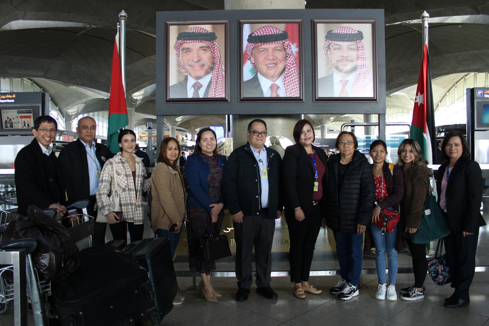 23.11.24 1 Amman.PE.PH Embassy in Jordan Sends Off Second Batch of 5 Filipinos from the West Bank to the Philippines