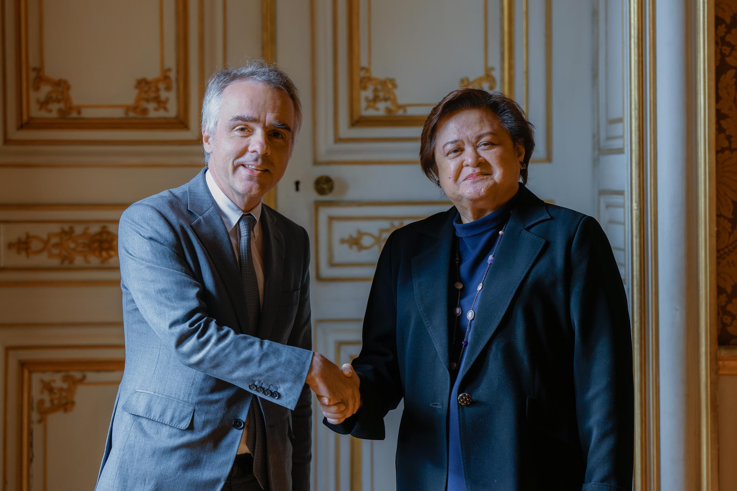 20231117 Consultations politiques bilatérales Philippines Benoît Guidée directeur Asie Tess Lazaro vice ministre en charge de lASEAN et des relations bilatérales JL 2