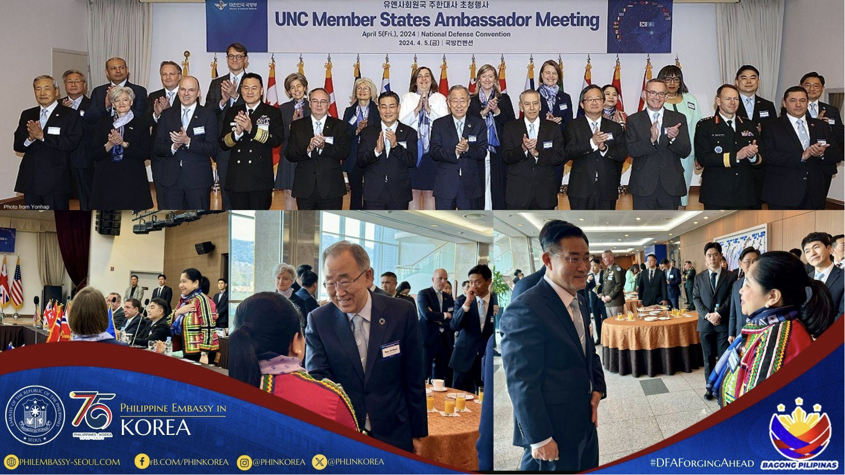 Philippines Calls for Enhanced Security Cooperation at United Nations Command Member States Ambassadors Meeting 2
