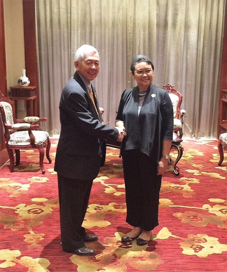 SFA with Indonesia Foreign Minister Retno L.P. Marsudi