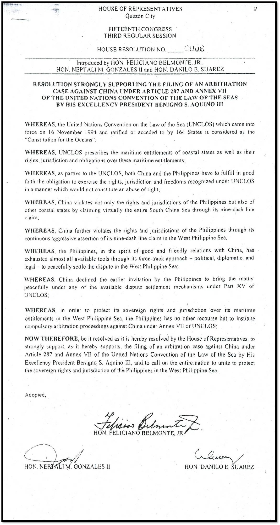 HR-UNCLOS