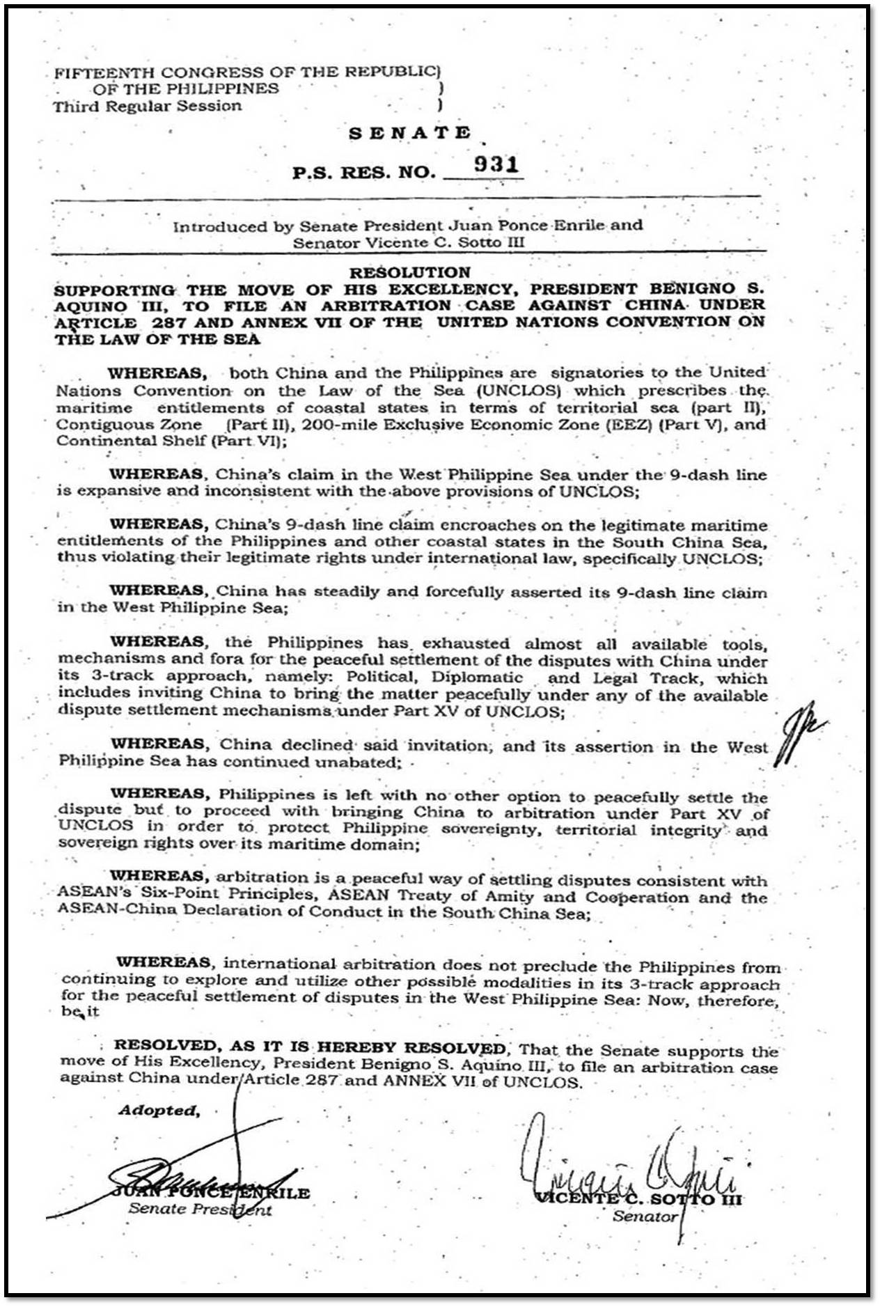 SR-UNCLOS