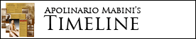 Apolinario-Mabini-Timeline